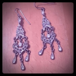 Crystal chandelier earrings